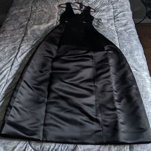 Black evening gown